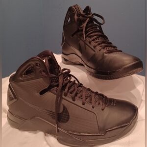 Pre-owned Nike Hyperdunk '08 Retro Triple Black Basketball Shoes 820321-002